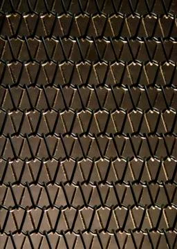 Gray grid as background with light behind it Stock Photos