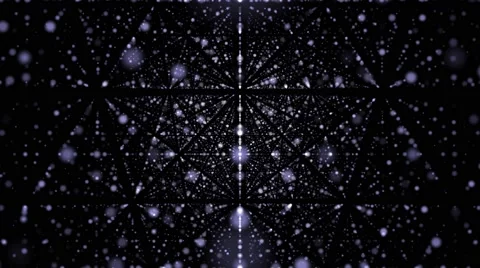 Gray Grid On Black Background 動画素材 63028322