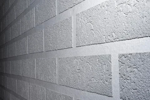 Gray grunge brick wall background Stock Photos