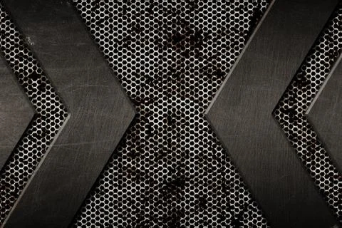 Gray grunge metal background. pattern on metal plate Stock Illustration