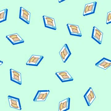 Gray hat seo isometric icon seamless pattern Illustrazione stock