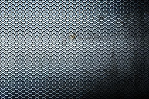 Gray hexagon background and texture. Stock Illustration