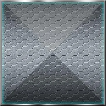 Gray hexagon background with real texture. Stock Illustration