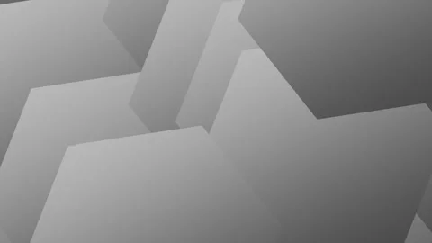 Gray hexagonal abstract animation Stock Footage 325408136