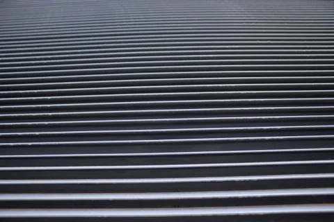 Gray horizontal blinds background Stock Photos