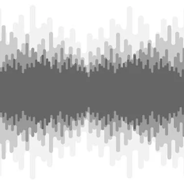 Gray horizontal brush pattern Stock Illustration