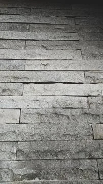 Gray house stone wall Stock Photos
