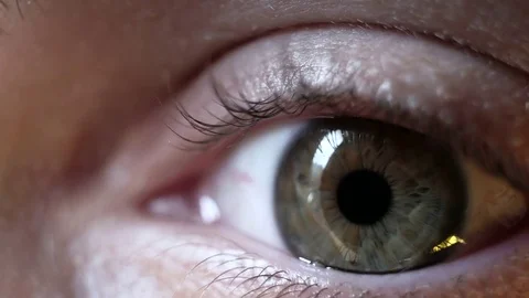 Gray human eye of young boy looking at camera, close up. 스톡 동영상 78717953