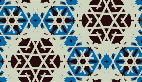 Gray Kaleidoscope Background Pattern Stock Illustration