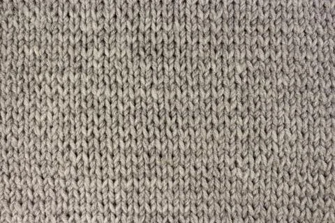Gray Knitted Fabric Texture Stock-Fotos