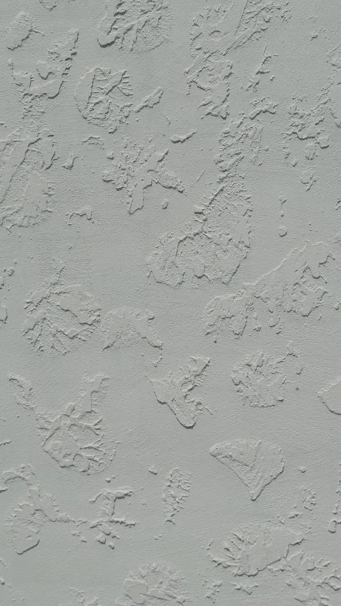 Gray knockdown texture wall surface background Stock Footage 338426679