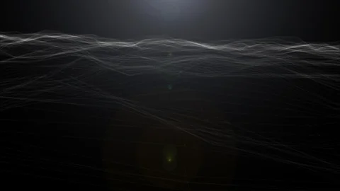 Gray Landscape Moving Particle Graphic Animation Background Stock Footage 101412768