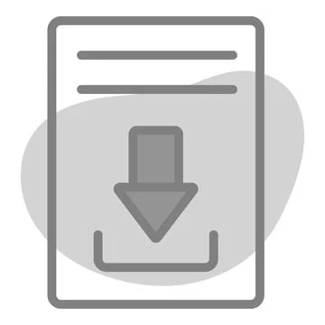 A gray laptop computer with a spinning loading cursor and a red arrow mouse Illustrazione stock