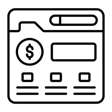 A gray laptop computer with a spinning loading cursor and a red arrow mouse Illustrazione stock