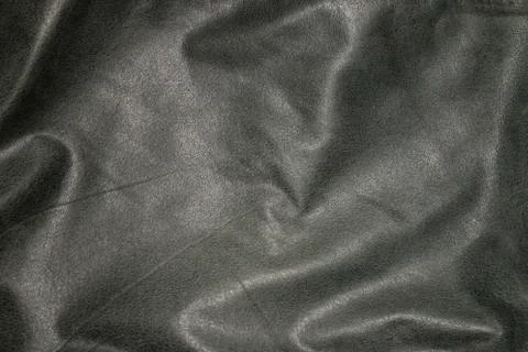 Gray leather texture background surface. Stock Photos