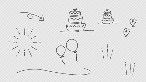 Gray line animation material collection Stock Footage 311868839