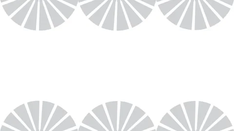 Gray line circle horizontal background Stock-Footage 313647345