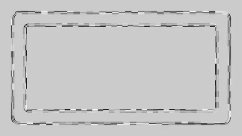 Gray lines frame abstract background animation Stock Footage 278173260