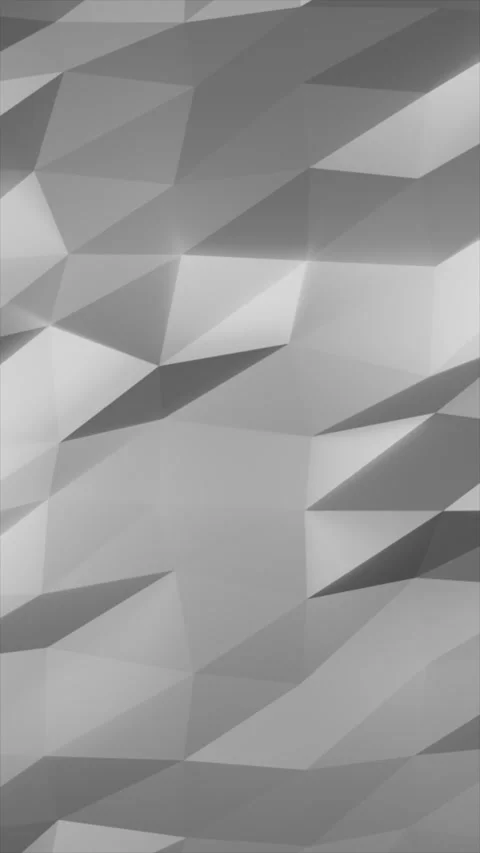 Gray low poly geometric surface with angular facets and soft shadows, suita.. Stock Footage 334887733