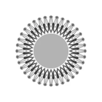 GRAY MANDALA GEOMETRIC (9) Stock Illustration