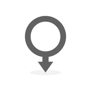 Gray Map Marker and pin vector illustration 库存插图