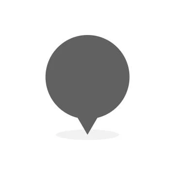 Gray Map Marker and pin vector illustration 库存插图