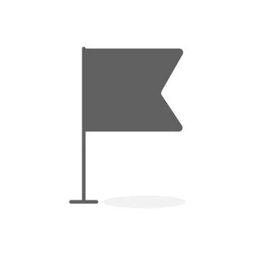 Gray Map Marker and pin vector illustration Stock Illustration