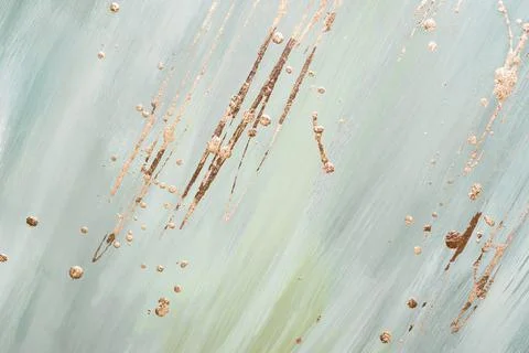 Gray marble background or texture with Abstract Gold potal brush strokes and Foto stock