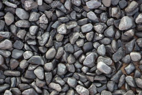 Gray marble chips texture For use in landscape design, and decoration in flor Stock Photos