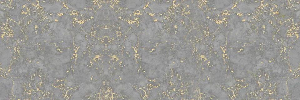 Gray marble surface with veins and glossy abstract texture background of natu Stock Illustration