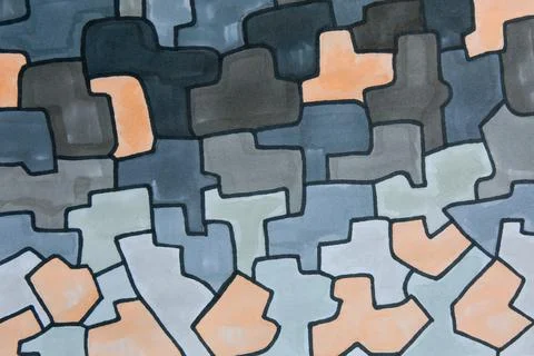 Gray marker artwork texture. Abstract background. Stock Illustration