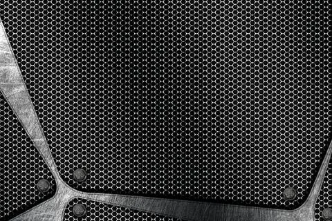 Gray metal background and texture. Stock Illustration