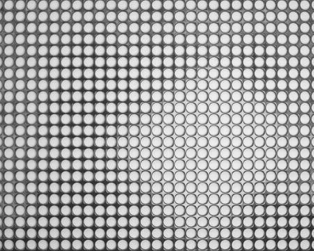 Gray metal grid. Stock Photos