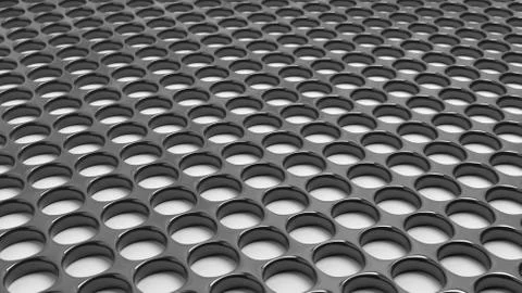 Gray metal grid. Foto stock