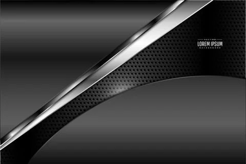 Gray metallic background Stock Illustration