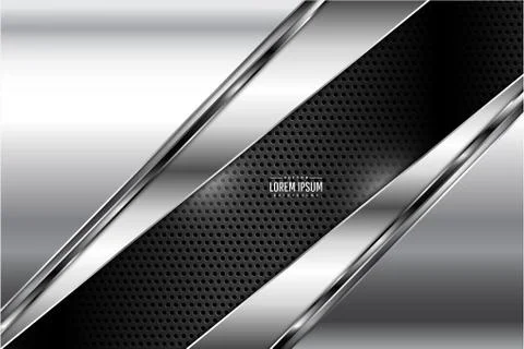 Gray metallic background Stock Illustration
