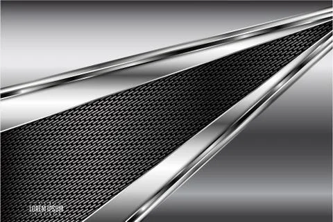 Gray metallic background Stock Illustration