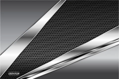 Gray metallic background Illustrazione stock