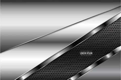 Gray metallic background Stock Illustration