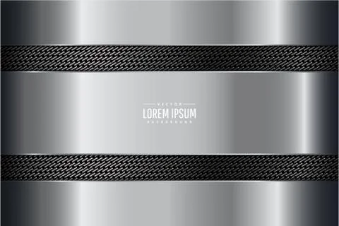 Gray metallic background Illustrazione stock