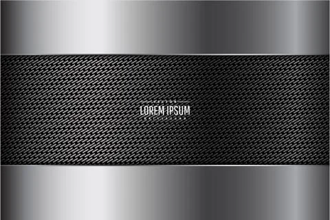 Gray metallic background Stock Illustration