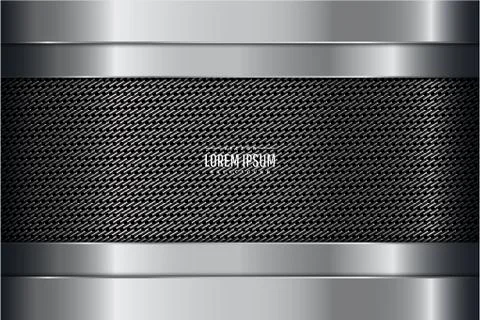 Gray metallic background Stock Illustration