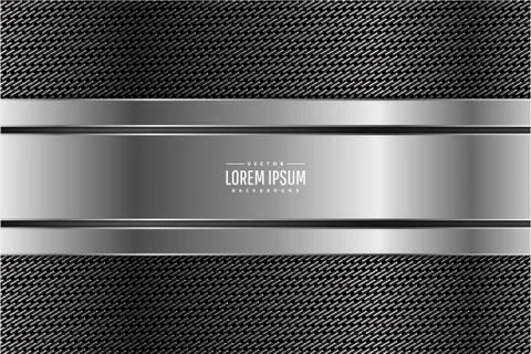 Gray metallic background Stock Illustration