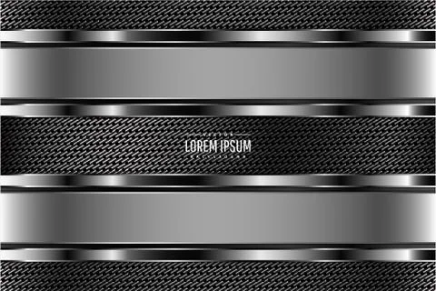 Gray metallic background Stock Illustration