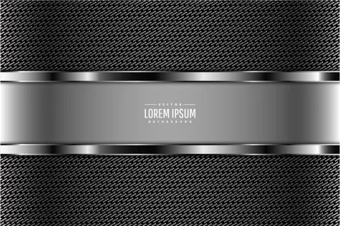 Gray metallic background Stock Illustration