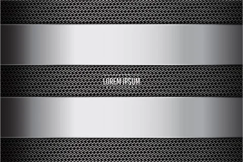 Gray metallic background Illustrazione stock