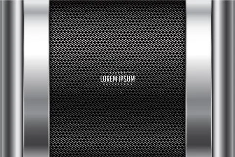 Gray metallic background Stock Illustration