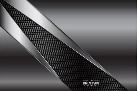 Gray metallic background Stock Illustration