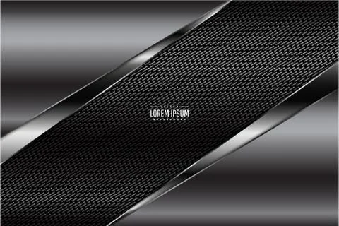 Gray metallic background Stock Illustration