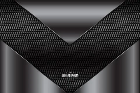 Gray metallic background Stock Illustration